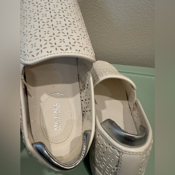 Michael Kors Ophelia Slip On Floral Sneakers - Picture 6 of 6